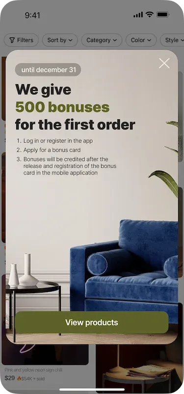 Onboarding Pop‑Ups